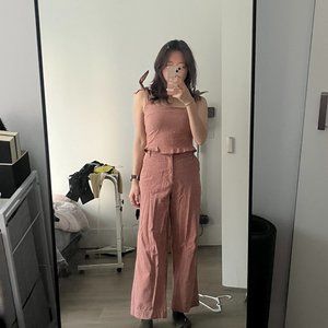 Zara Gingham Tank & Pants Co-ord Set